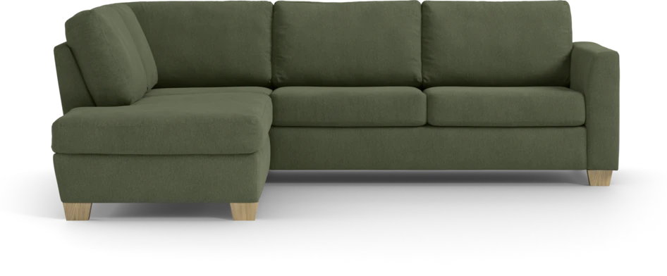Friday - 2,5-sits soffa med divan vänster - Grön