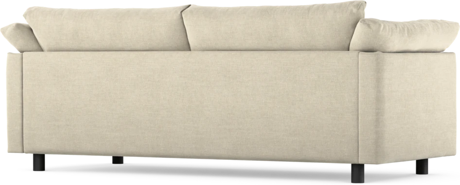 Cherrie - 2,5-sits soffa, hel dyna, fast klädsel - Beige