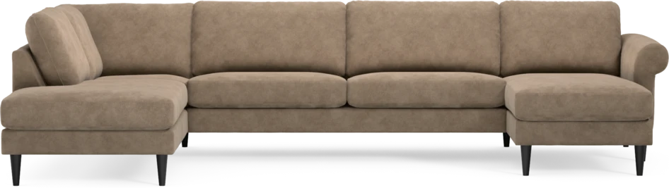 Bridge - 3-sits soffa med divan vänster och schäslong höger - Beige