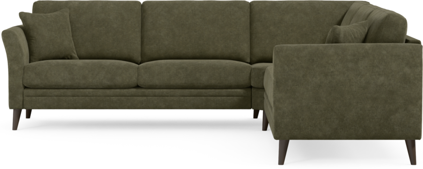 Eden - Hörnsoffa, 2,5+2,5-sits - Grön