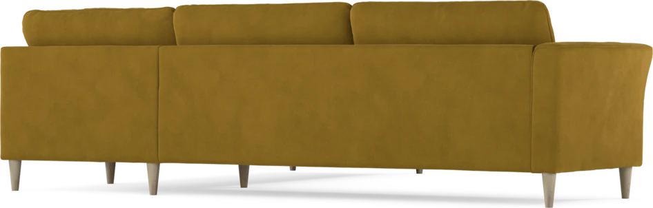 Bridge - Hörnsoffa, 3+2-sits - Gul