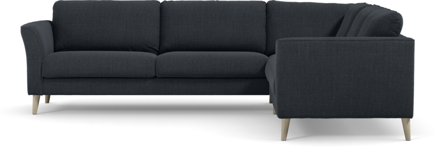 Bridge - Hörnsoffa, 3+2-sits - Blå