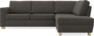 Friday - 2,5-sits soffa med divan höger - Grå