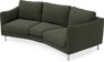 Madison - 3-sits soffa svängd, 70 cm - Grön