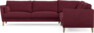 Winston - Hörnsoffa, 3+2-sits - Röd