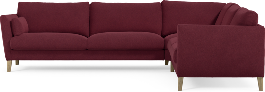 Winston - Hörnsoffa, 3+2-sits - Röd