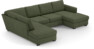 Friday - 3-sits soffa med divan vänster och schäslong höger - Grön