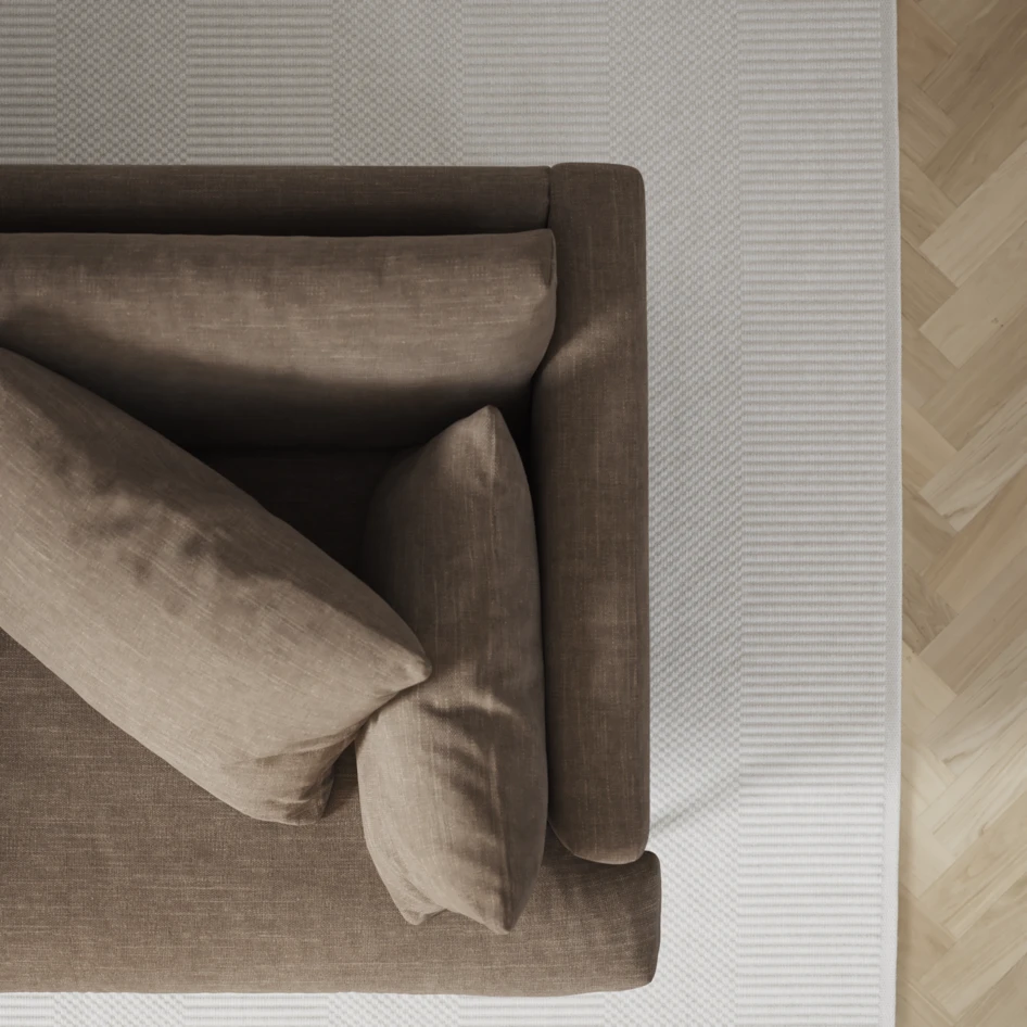 Harper - 3-sits soffa - Brun