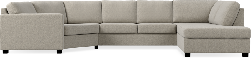 Nevada - 2-sits soffa med cosy hörn vänster och divan höger - Beige