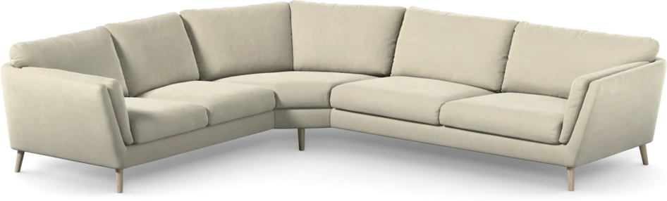 Madison Lux - Hörnsoffa 2+3-sits, hörn 2 - Vit