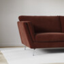 Madison Lux - 2-sits soffa med schäslong vänster - Orange