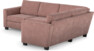 Friday - Hörnsoffa, 2,5+1,5-sits - Rosa