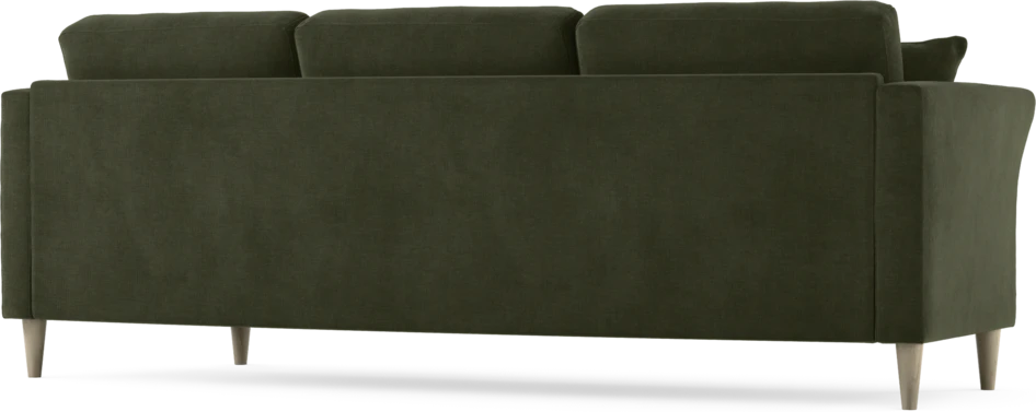 Eden - 3-sits soffa svängd - Grön