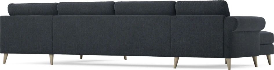 Bridge - 3-sits soffa med schäslong vänster och divan höger - Blå