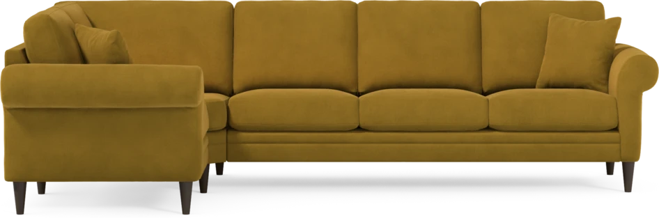 Eden - Hörnsoffa, 1+3-sits - Gul