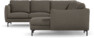 Madison Lux - Hörnsoffa med schäslong höger - Beige