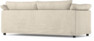 Cherrie - 2,5-sits soffa med kappa - Vit