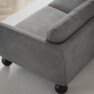 Madison Lux - 3-sits soffa med divan höger - Vit