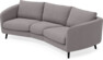 Madison - 3-sits soffa svängd, 70 cm - Grå