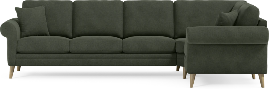 Eden - Hörnsoffa, 3+1-sits - Grön