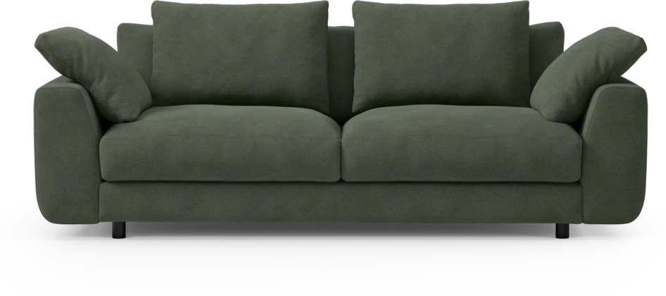Amie - 3-sits soffa - Grön
