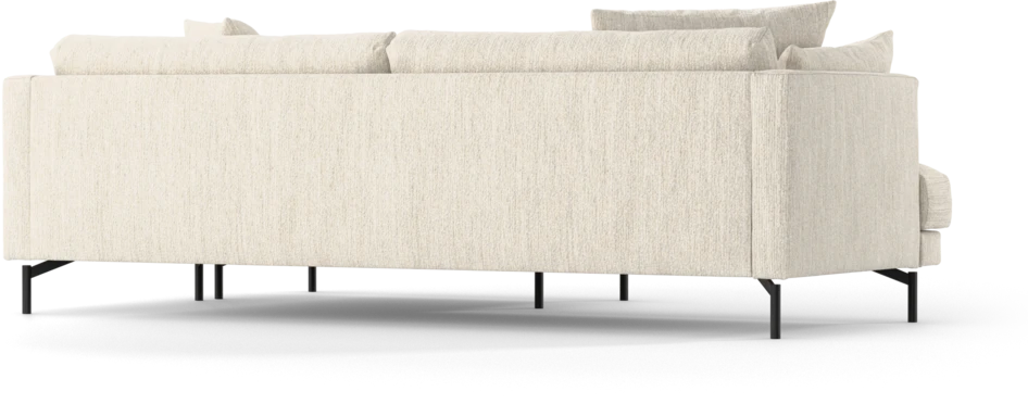 Harper - 4-sits med schäslong XL höger - Vit