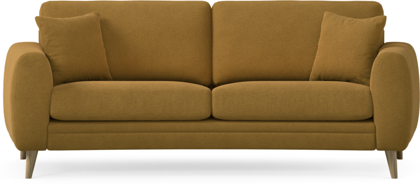 Eden - 2,5-sits soffa svängd - Gul