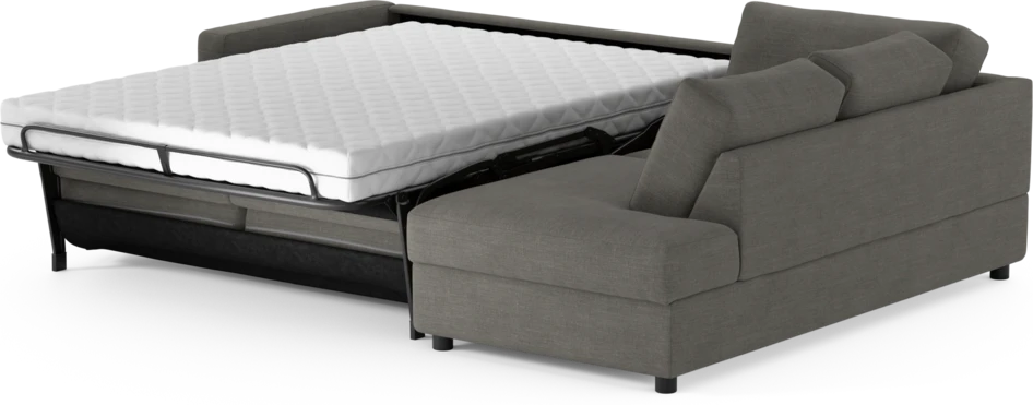 Lindö - Bäddsoffa 2,5-sits med divan - Grå