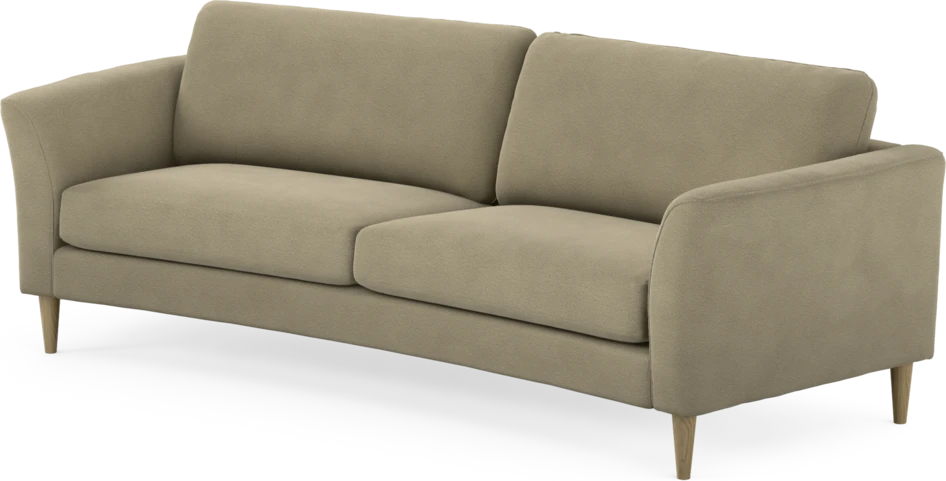 Bridge - 3-sits soffa svängd - Beige
