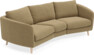 Madison - 3-sits soffa svängd, 70 cm - Brun