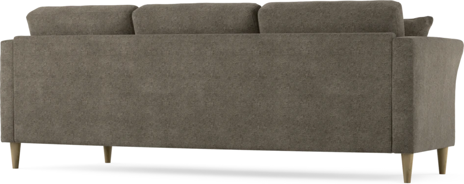 Eden - 3-sits soffa svängd - Brun