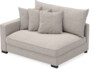 Rossi - 2-sits med armstöd vänster - Beige