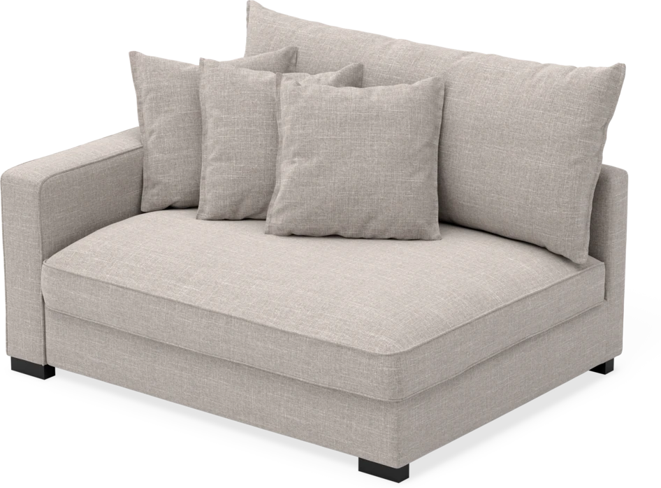 Rossi - 2-sits med armstöd vänster - Beige