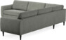 Bridge - Hörnsoffa, 3+3-sits - Grå