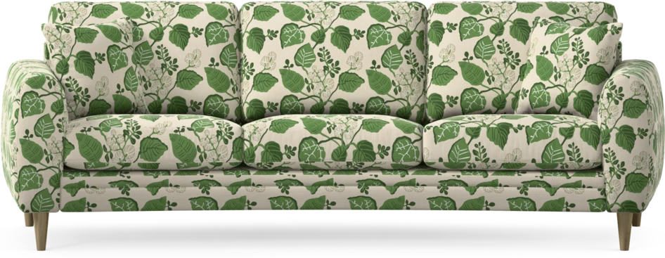 Eden - 3-sits soffa svängd - Flerfärgad