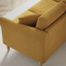 Eden - 2,5-sits soffa - Gul