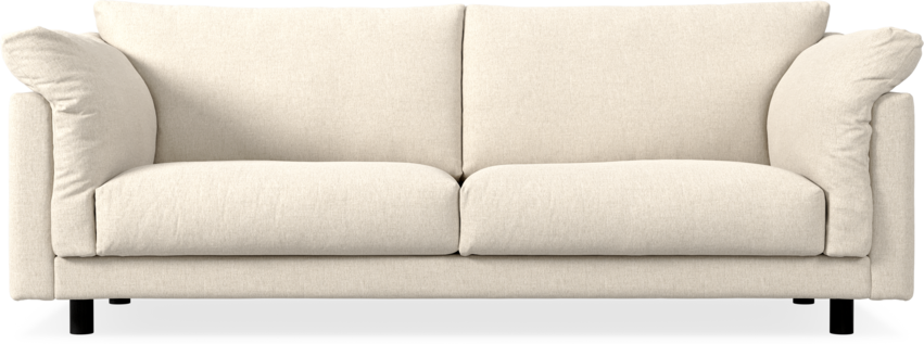Cherrie - 3-sits soffa, fast klädsel - Beige