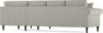 Eden - Hörnsoffa, 3+1-sits - Grå