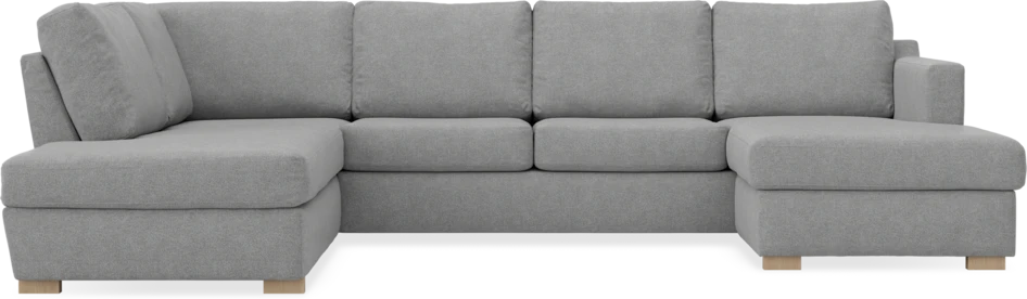 Friday - 3-sits soffa med divan vänster och schäslong höger - Grå