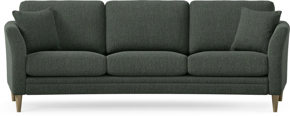 Eden - 3-sits soffa svängd - Grön