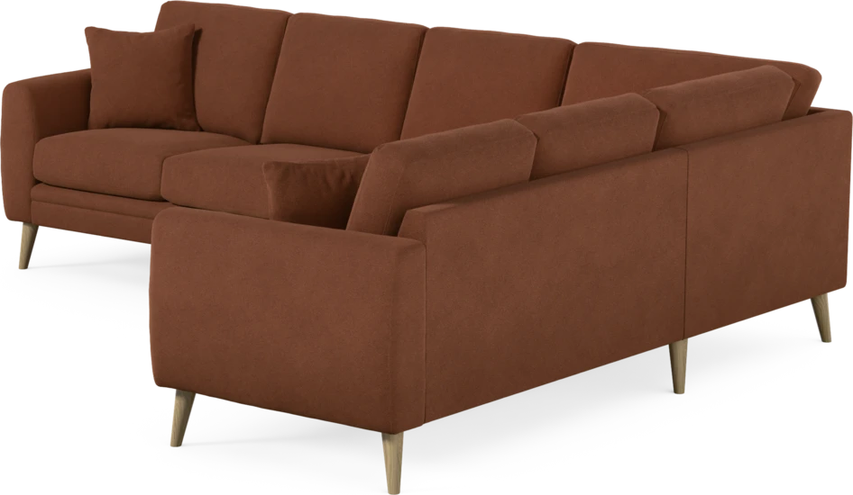 Eden - Hörnsoffa, 3+2-sits - Orange