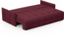 Bella - Bäddsoffa 3-sits - Röd