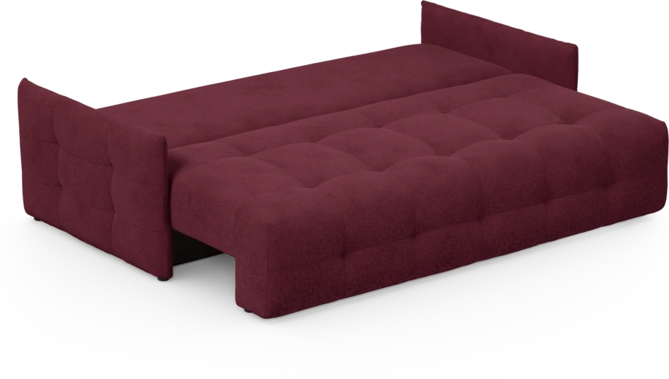 Bella - Bäddsoffa 3-sits - Röd