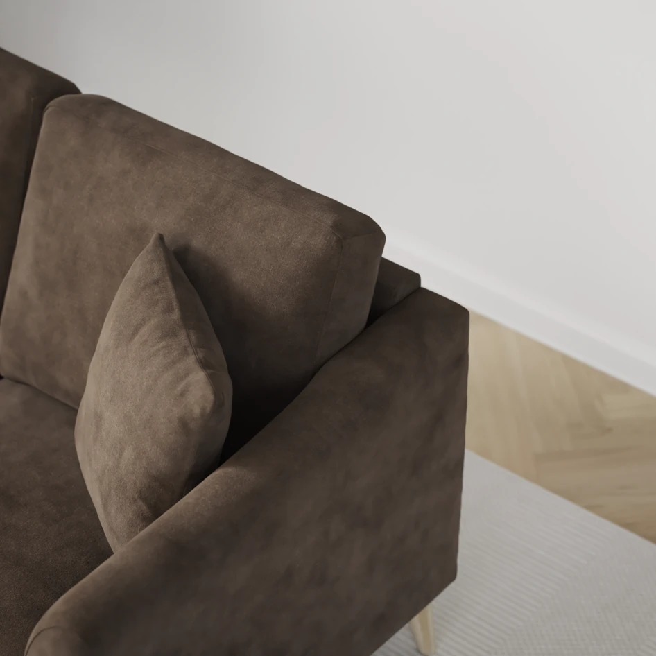 Eden - 2,5-sits soffa - Brun