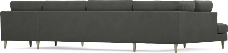 Bridge - 3-sits soffa med divan vänster och schäslong höger - Grå