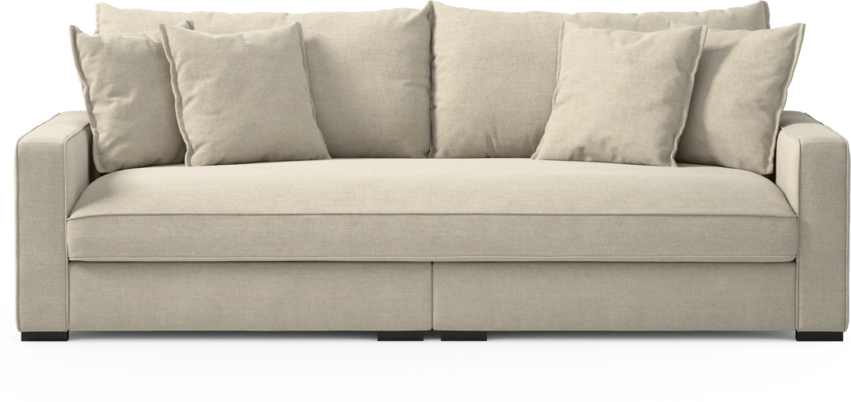 Rossi - 3-sits soffa, hel dyna - Beige