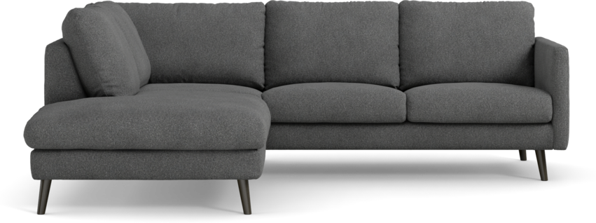 Madison Lux - 2-sits soffa med divan vänster - Vit