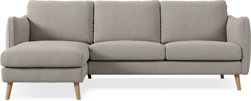 Madison Lux - 2-sits soffa med schäslong vänster - Beige