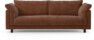 Cherrie - 3-sits soffa, hel dyna, fast klädsel - Orange