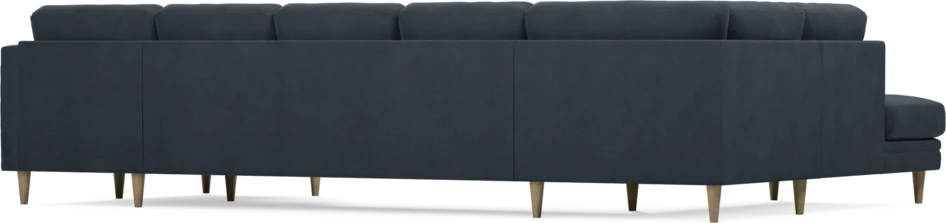 Eden - 3-sits soffa med divan vänster och schäslong höger - Blå